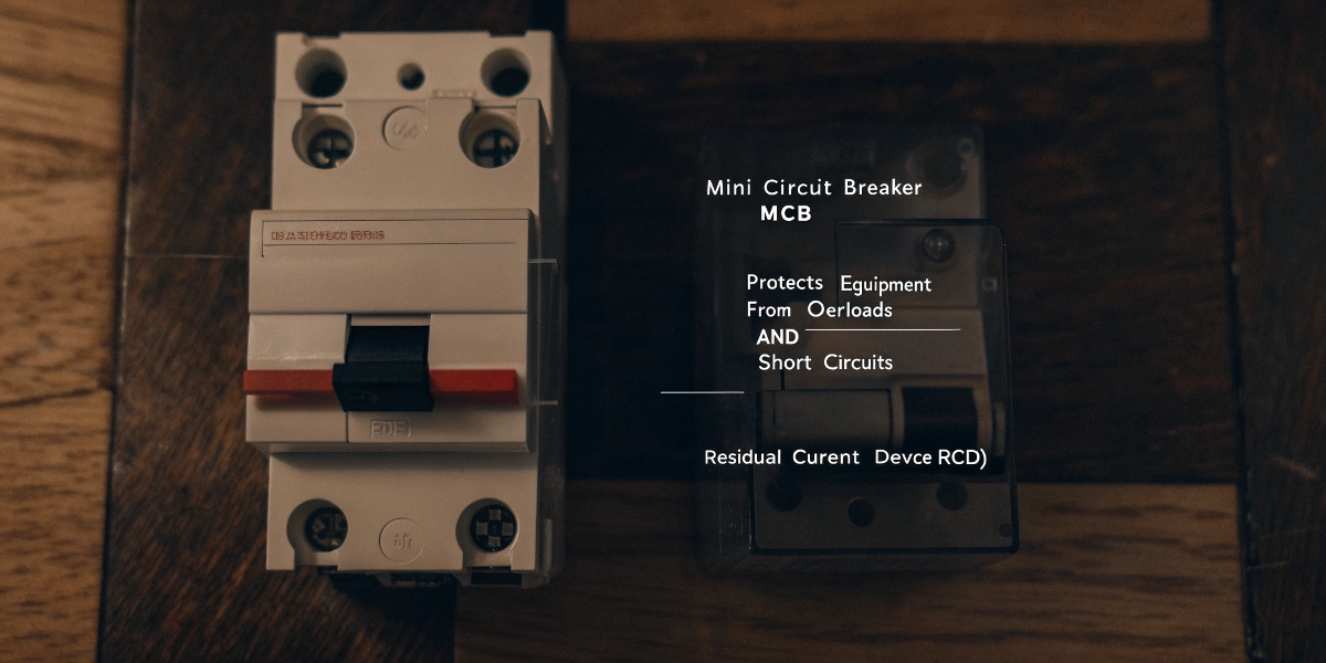Difference between MCB and RCD Mini Circuit Breaker vs RCD