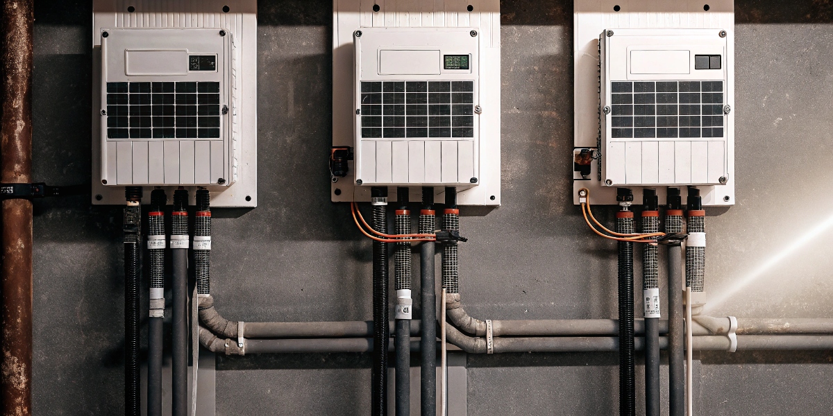 How to connect three VFDs with one solar system?